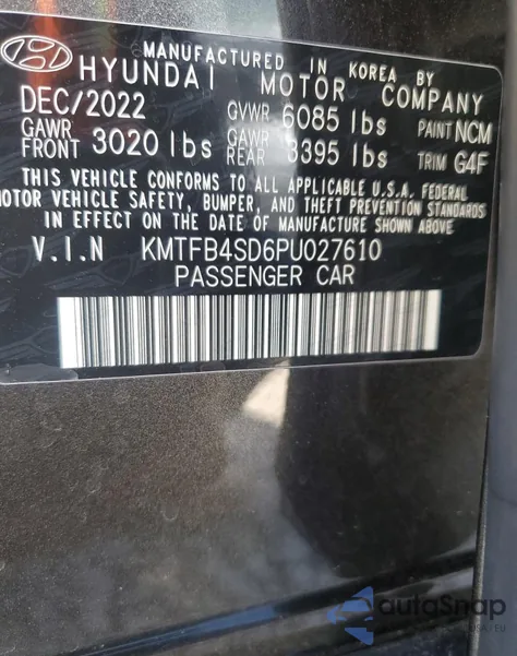 2023 Genesis G90 из США, поврежденный, VIN KMTFB4SD6PU027610